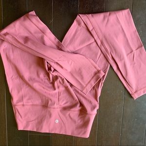 Lululemon wunder unders mauve color.